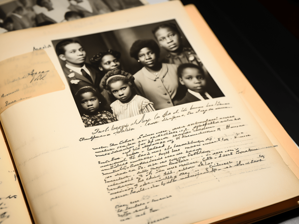 Close-up photograph of a highlighted section from the California Reparations Plan document 
